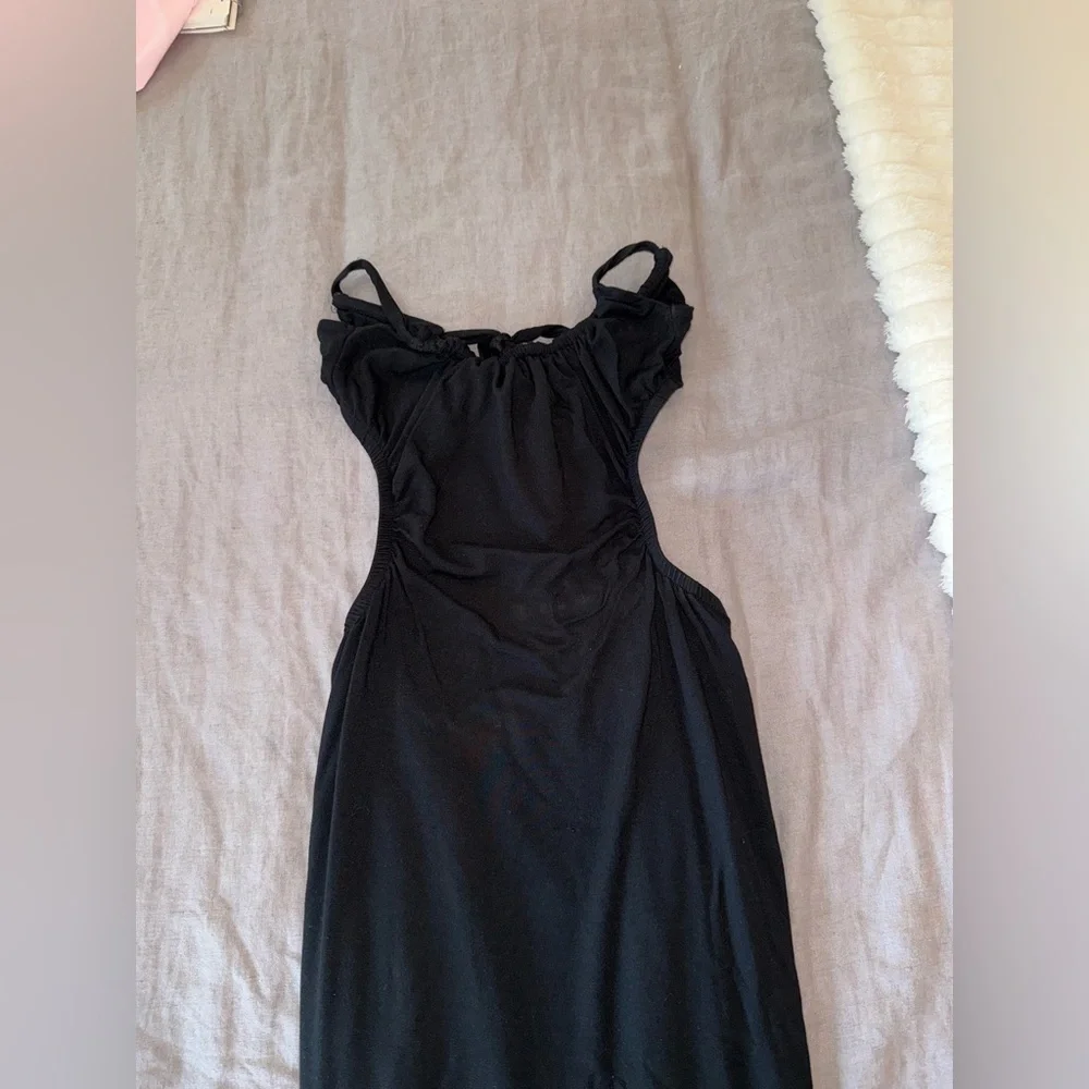 Oh Polly Black Backless Dress - Picture 3 of 7